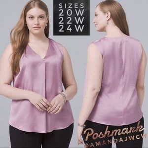 WHBM Pleated Dress Shirt - NWT!